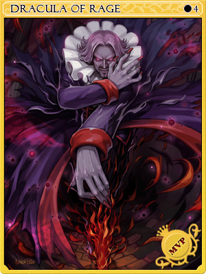 Angry Dracula Card